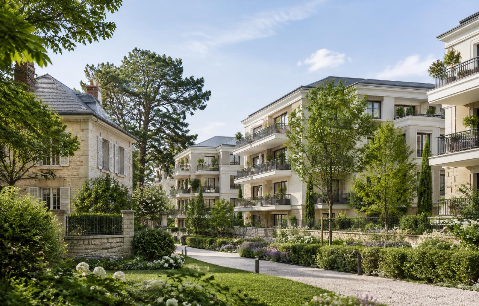 Illustration résidentielle de Le Chesnay-Rocquencourt, non spécifique au quartier
